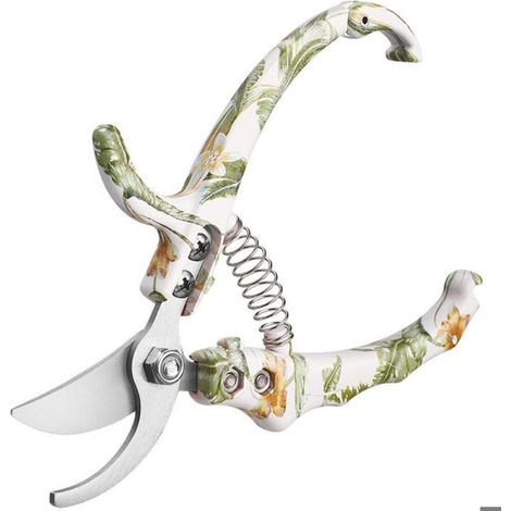Sécateur ergonomique AUCUNE, outil jardinage robuste, coupe haies fleurs gazon, usage intérieur extérieur (1/5)