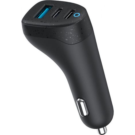 Chargeur de voiture eSTUFF Infinite 100 W, 2 ports USB-C + 1 port USB-A, ES631035