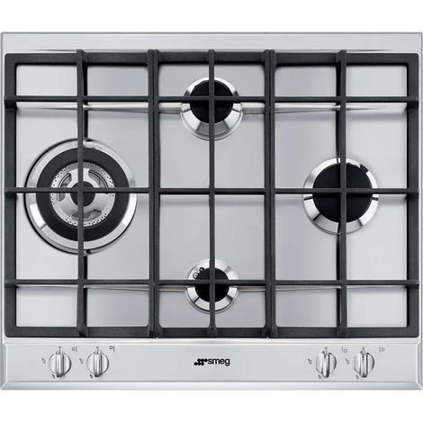 Cuisinière Smeg slr64sgh 4 brûleurs acier inoxydable 60 cm (1/3)