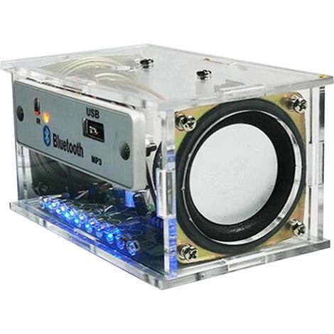 Kit de montage DIY pour enceinte Bluetooth : pièces détachées, amplificateur, circuit imprimé. (1/5)