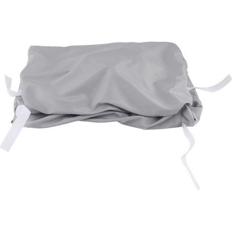 Housse de cage pour chien 79x53x50.8cm, grise, imperméable et anti-soleil, abri extérieur pour chenil à fil métallique. (1/5)