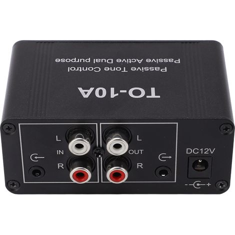 Mini Ampli Casque NE5532 Préampli Audio Stéréo avec Entrée/Sortie RCA 3.5mm (1/5)