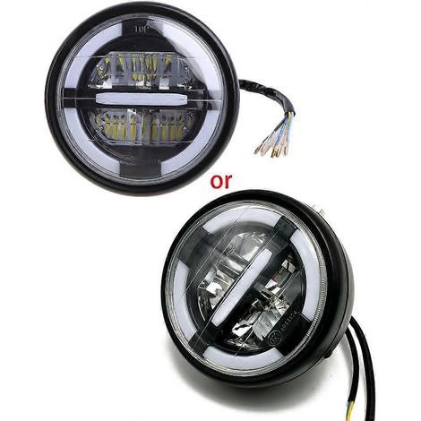 LED-Blinker für Motorräder, Tagfahrlicht, 7 Zoll