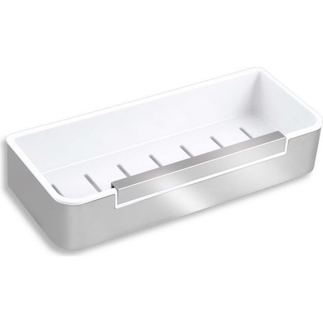 Novaservis Titania Yacore - Mensola con tergivetri per box doccia, bianco/acciaio inox 65577,4