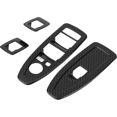Cache-interrupteur de lève-vitre de voiture, style fibre de carbone, pour BMW X2 F47 (à partir de 2021). (1/5)