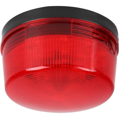 Haute 15 LED rouge stroboscopique d'urgence clignotant signal d'avertissement de trafic lumière clignotante pour lumière d'alerte intérieure ou utilisation de nouveauté(24V) (1/5)