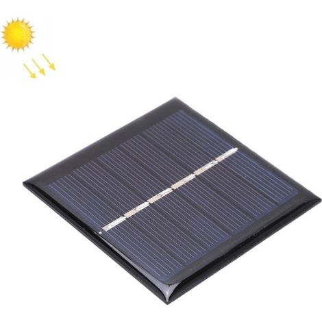 – Panneau solaire portable 0.6W 3V – Polysilicium léger pour pompes et lampadaires solaires – Éclairage jardin écologique (1/4)