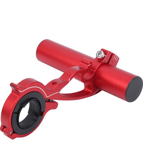 Support vélo en alliage aluminium 10cm pour fixation phare et GPS cyclisme (Rouge) (1/5)