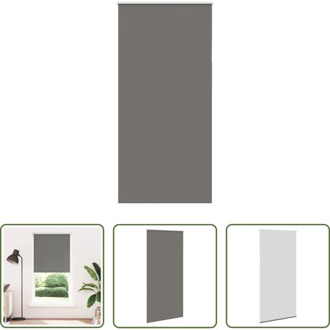 Sichtschutz -  Verdunkelungsrollo Grau 110x210cm Stoffbreite 105,7cm Polyester (1/5)
