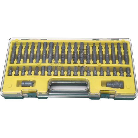 Jeu de 40 douilles et embouts de tournevis à cliquet hexagonal 1/4 po pour outils portables de réparation automobile (1/5)