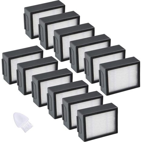 Filtre HEPA - Pour Aspirateur Robot - Compatible Série i i3 i4 i6 i7 i8 et Série e e5 e6 - 12 Pièces