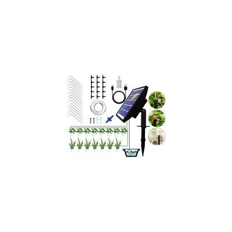 15m Kitd'arrosage goutte à goutte solaire,système d'arrosage automatique de 15 pots avec minuterie,Pour Jardin Maison Intérieur Extérieur,balcons,terrasses,jardins
