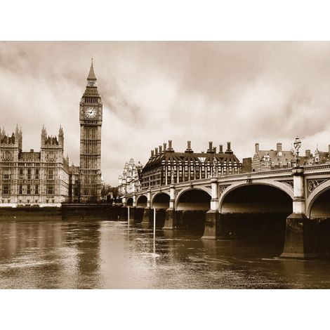 London , photo murale intissée, 360x270 cm, 4 parties (1/3)