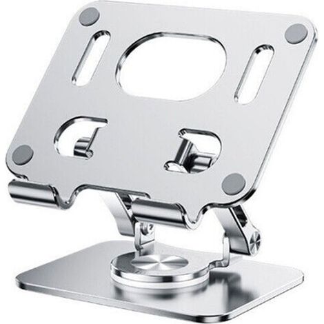Support Pour Tablette - Hauteur Réglable - Rotation 360° - Compatible Smartphone Et Notebook - En Aluminium - 1 Pièce (1/5)