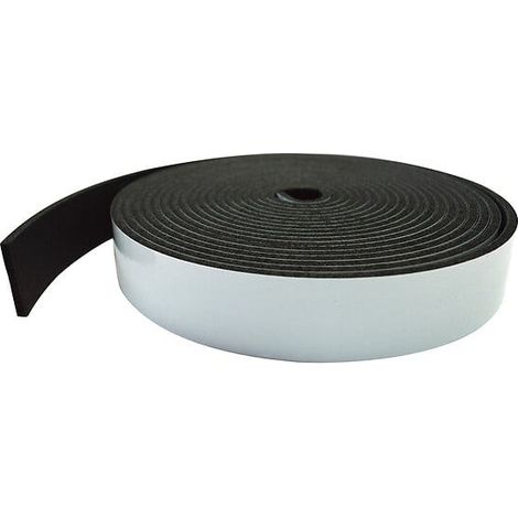 Joint mousse ext adhésif gris 5 m x 25 mm