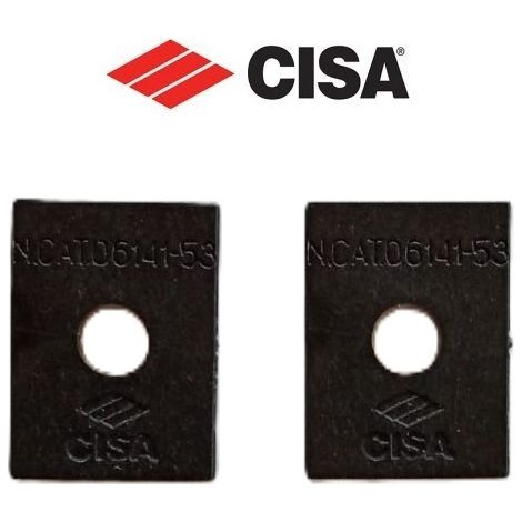 Cisa coppia spessori sottofrontale in nylon per serrature alluminio 06141 53 (1/5)