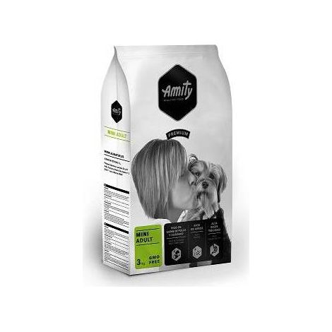 CIBO CANE AMITY 3 KG MINI ADULT POLLO E AGNELLO - 4 pezzi