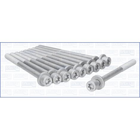 Jeu de boulons de culasse de cylindre Ajusa 81003700 BEDFORD 607203(x10)