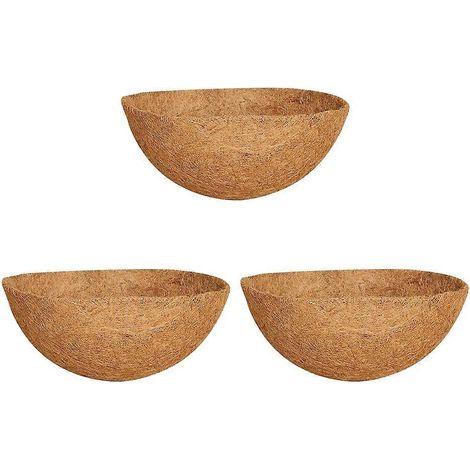 12Inch panier suspendu Liner rond jardinière Liner pour panier suspendu Coconut Fiber Liners pour suspendu Baskets (1/5)