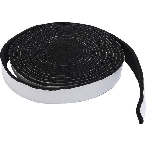 Replacement gasket for high-temperature grill, 14.8 feet, fire-resistant, cuttable, good adhesion, self-adhesive felt for BBQ smoker X XL, black (1/5)