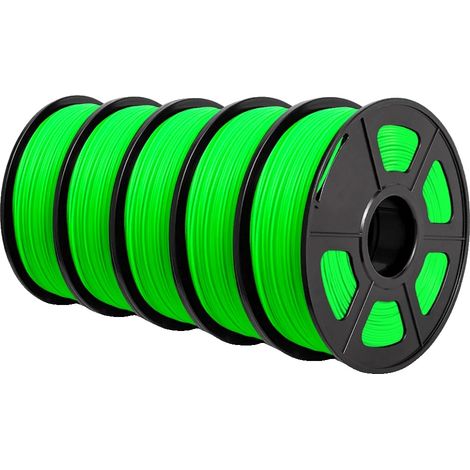 Filamento per stampante 3D, materiale PLA, elevata resistenza, PLA Plus Green (1/2)