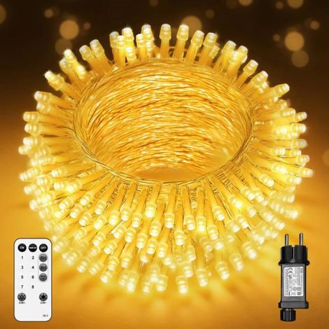 Guirlande lumineuse LED - - Longueur 10m, 40m ou 60m - 8 modes d'éclairage - Fonction mémoire (1/5)