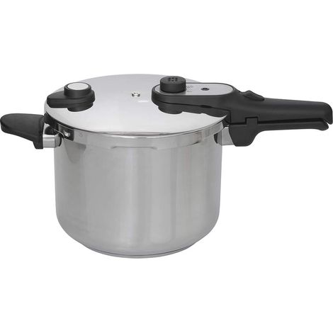Jata Hogar HOLL2230 - Pentola a pressione in acciaio inox, capacità 10 litri, per tutti i piani cottura, compresi quelli a induzione, diametro 24 cm (1/5)