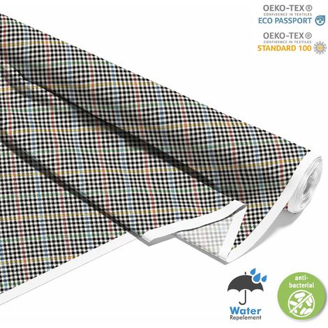 TESSUTI DECORATIVI PER ESTERNI OXFORD - Motivo a quadri 9 I DX360 (1/5)