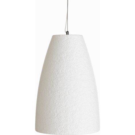 Suspension - Design minimaliste - Finition effet pierre - Sinur I Blanc (1/5)