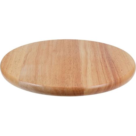 Tabouret de Bar Rond en Bois Massif 35 CM Diamètre Siège de Remplacement Ergonomique Naturel Kit de Remplacement pour Tabourets de Restaurant et Usage Domestique (1/5)