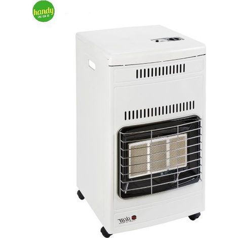 Stufa Gas Gpl Ad Infrarossi Sicar Euro90 Telaio Lamiera 150 Mq 4,2kw Bianca (1/2)