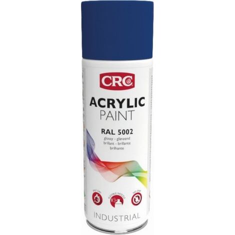6 Pinturas Acrílicas de Acabado 520ml-400ml Antirrobo Azul Ultramar Ral50