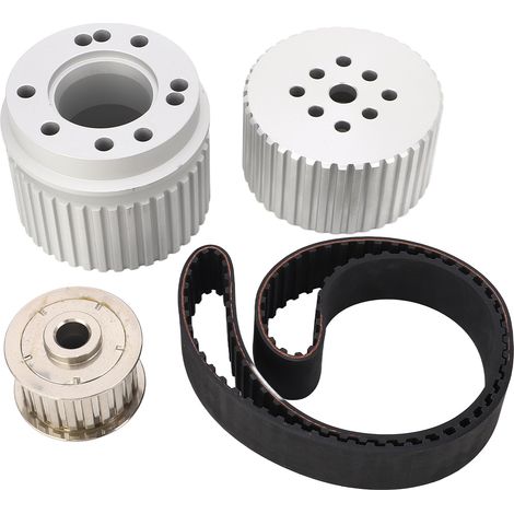 Kit Poulie de Pompe à Eau, Poulie de Vilebrequin, Poulie d'Alternateur et Courroie Crantée 2254KIT Compatible Ford 289 302 351W (1/5)