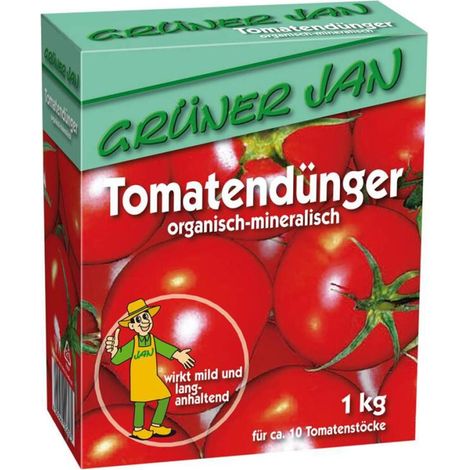 10x 1kg Grüner Jan Tomatendünger organisch-mineralisch mild & langanhaltend (1/2)