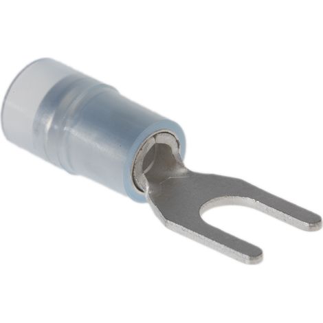Cosse à fourche à sertir RS PRO Isolé, Bleu 14AWG 2.5mm² 16AWG 1.5mm² (1/3)