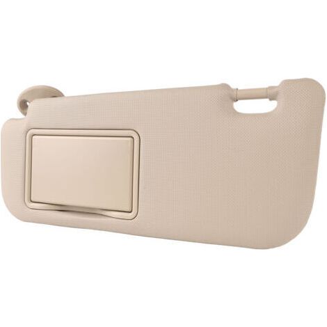 QORVA-Pare-soleil conducteur gauche Corolla/Levin (2014-2018) -Beige - Miroir de courtoisie intégré
