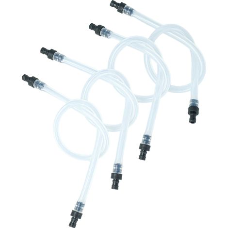 vhbw 4x Milk Hose Set compatible with Melitta Barista TS F76/0-100 Coffee Machine - 4x milk tube, 8x hose connector