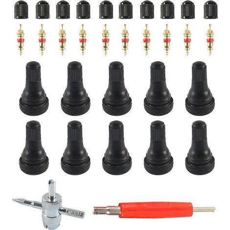 Outil multifonctionnel de 32 pièces pour l'installation des obus de valves de pneus de voiture et de vélo (1/4)