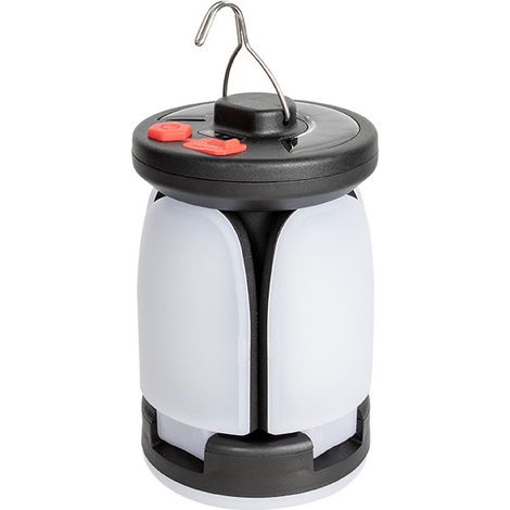Lampe de camping solaire rechargeable 500 lm, batterie externe 1200 mAh, 6 modes (1/5)