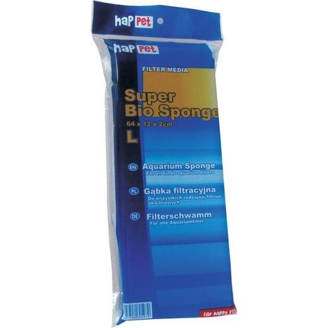 Mousse bleue 64 cm X 12 pour filtre d'aquarium (1/4)