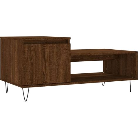 Maison Exclusive - Couchtisch Braun Eichen-Optik 100x50x45 cm Hol