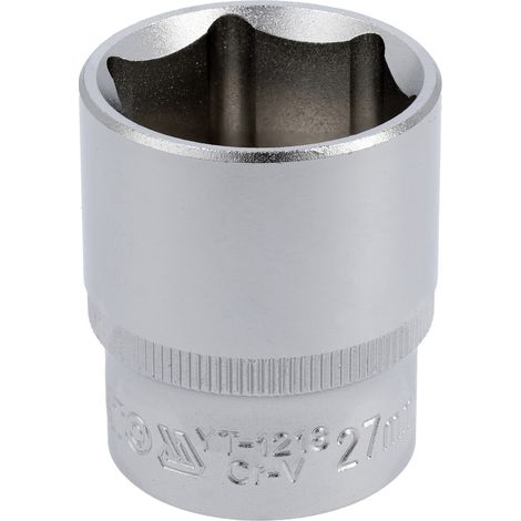 YATO YT-1218-27mm casquillo de 1/2 "6 pt cv regulares (1/2)