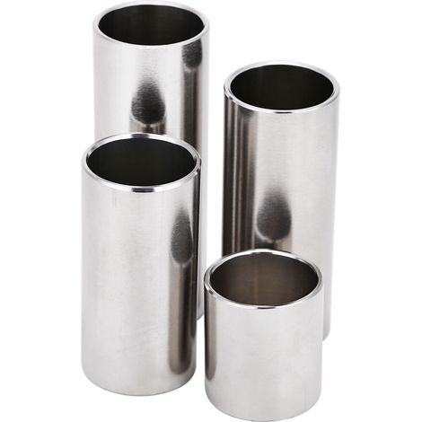 Barre de slide pour guitare électrique, 4 pièces en acier inoxydable, accessoire guitare (1/5)