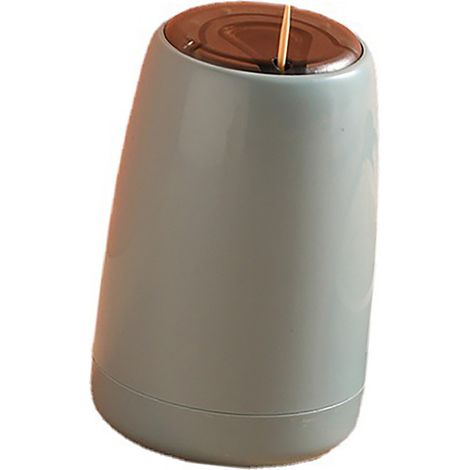 Dispenser automatico di stuzzicadenti, con supporto a scomparsa, contenitore per la cucina di casa, colore blu, ideale per ristoranti. (1/5)