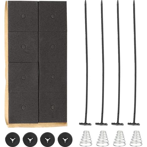 Ventilateur Électrique Mince de Refroidissement Universel pour Auto Camion, Kit de Montage Pousser-Tirer, Accessoires (1/3)