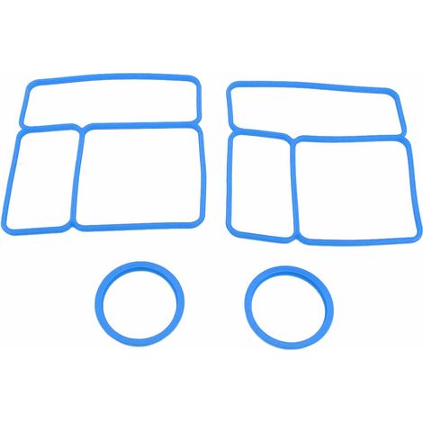 Joint d'étanchéité de couvercle en Silicone, 2 paquets, pour Omiebox, boîte à déjeuner étanche, récipient alimentaire hermétique de remplacement, bleu. (1/5)