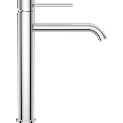 BALNEO Robinet Mitigeur de Lavabo haut argent Acier inoxydable  Mitigeur monocommande pour lavabo CASCADE (1/5)