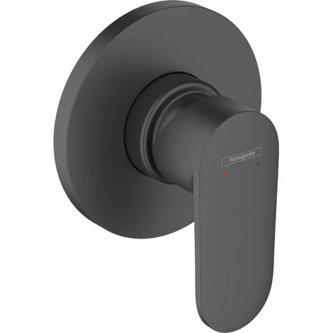 Hansgrohe Vernis Blend - Mitigeur de douche encastré, avec corps d’encastrement, noir mat 71663670 (1/4)