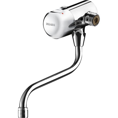Delabie Wand Selbstschl.MBatt. TEMPOMIX G3/4B 7 Sek. Ausl.schwenkb. (1/2)