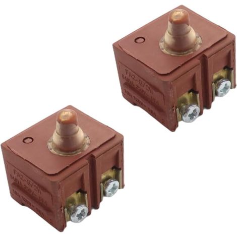 Lot de 2 interrupteurs pour meuleuse d'angle compatible avec DGA452 9564PCV 650579-7 (1/5)